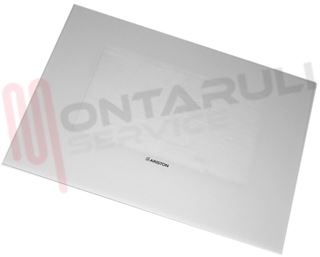 Immagine di VETRO FORNO ALT.433X575MM. BIANCO ARISTON