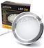 Immagine di FARETTO INCASSO LED 3W 220-265V FISSO SILVER LUE CALDA