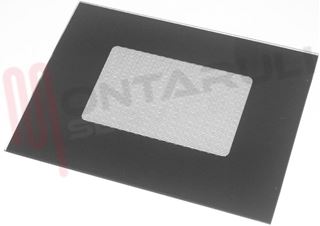 Immagine di VETRO FORNO ALT.330X445MM. ESTERNO NERO ZOPPAS
