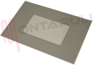Immagine di VETRO FORNO ALT.399X582MM. GRIGIO SMALVIC