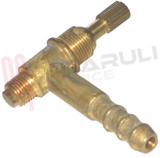 Immagine di RUBINETTO GAS PROPANO GPL FORNELLO CUCINA D.8MM.