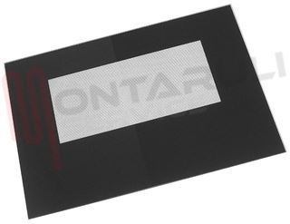 Immagine di VETRO FORNO ALT.415X580MM. NERO ESTERNO STAR