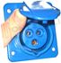 Immagine di PRESA DA PANNELLO INCASSO CEE 2+T 16A 220V