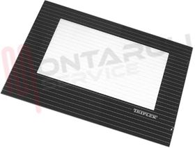 Visualizza i dettagli per VETRO FORNO ALT.404X558MM. NERO ESTERNO TRIPLEX Immagine di VETRO FORNO ALT.404X558MM. NERO ESTERNO TRIPLEX