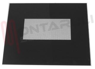 Immagine di VETRO FORNO ALT.426X510MM. NERO ESTERNO SOVRANA