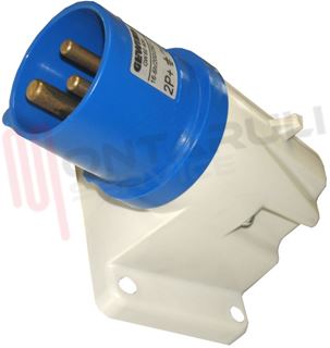 Immagine di SPINA FISSA PARETE CEE 90° 2P+T 16A 220V IP44