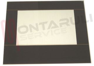 Immagine di VETRO FORNO ALT.432X495MM. MARRONE ESTERNO WHIRLPOOL