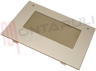 Immagine di VETRO FORNO ALT.455X576MM. C/FORI C/REGGIVETRO