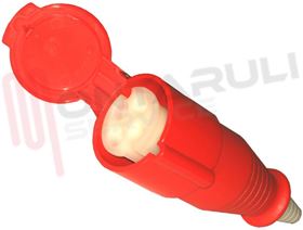 Visualizza i dettagli per PRESA VOLANTE DRITTA CEE 3P+T 32A 380V Immagine di PRESA VOLANTE DRITTA CEE 3P+T 32A 380V