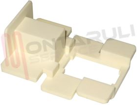 Visualizza i dettagli per PIASTRINA FERMA SLITTA PLASTICA BIANCA Immagine di PIASTRINA FERMA SLITTA PLASTICA BIANCA