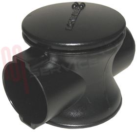 Visualizza i dettagli per ADATTATORE DA PALO PER PLAFONIERA NERO Immagine di ADATTATORE DA PALO PER PLAFONIERA NERO