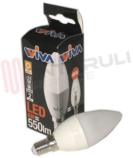Immagine di LAMPADA OLIVA LED E14 6W 230V 3000°K (RESA=45W)