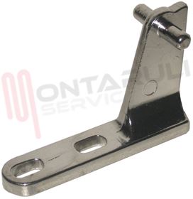 Visualizza i dettagli per CERNIERA CENTRALE CROMATA FRIGO Immagine di CERNIERA CENTRALE CROMATA FRIGO