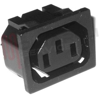 Immagine di PRESA TRIPOLARE A PANNELLO 25X32MM.
