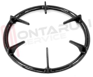 Immagine di GRIGLIA 1 FUOCO GHISA D.223MM. NERA OSVA