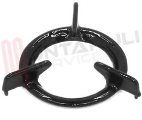 Visualizza i dettagli per GRIGLIA 1 FUOCO GHISA D.100MM. NERA BECCHI Immagine di GRIGLIA 1 FUOCO GHISA D.100MM. NERA BECCHI