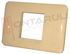 Immagine di PLACCA 2 POSTI ABS SABBIA SERIE CROSS LEGRAND