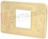 Immagine di PLACCA 2 POSTI ABS SABBIA SERIE CROSS LEGRAND