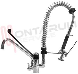 Immagine di MISCELATORE DOCCIA PRELAVAGGIO H.60CM.