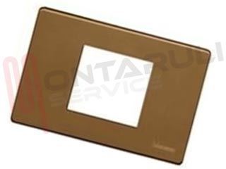 Immagine di PLACCA RETTANGOLARE 1 POSTO SCHUKO BRONZO MAGIC TT