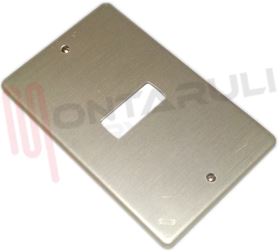 Visualizza i dettagli per PLACCA 1 POSTO ANODIZZATA AVE Immagine di PLACCA 1 POSTO ANODIZZATA AVE