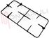 Immagine di GRIGLIA 2 FUOCHI PIATTINA 480X240MM. MARRONE ARISTON