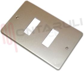 Visualizza i dettagli per PLACCA 2 POSTI ANODIZZATA AVE Immagine di PLACCA 2 POSTI ANODIZZATA AVE