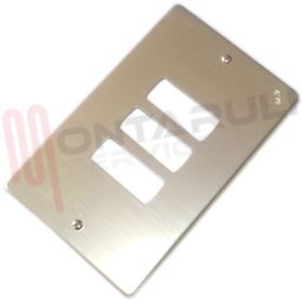 Visualizza i dettagli per PLACCA 3 POSTI ANODIZZATA AVE Immagine di PLACCA 3 POSTI ANODIZZATA AVE