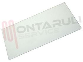 Visualizza i dettagli per RIPIANO IN VETRO SENZA PROFILI 585X290MM. Immagine di RIPIANO IN VETRO SENZA PROFILI 585X290MM.