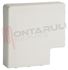 Immagine di ANGOLO PIANO 120X40 CANALI LINEE TA-N/TA-EN/TA-GN BIANCO