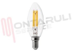 Visualizza i dettagli per LAMPADA OLIVA LED CHIARA E14 4W 230V 3000°K Immagine di LAMPADA OLIVA LED CHIARA E14 4W 230V 3000°K
