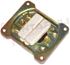 Immagine di DEVIATORE + PULSANTE BIANCO CON SUPPORTO METALLICO