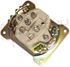 Immagine di DEVIATORE + PULSANTE BIANCO CON SUPPORTO METALLICO