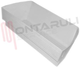 Visualizza i dettagli per CASSETTO VERDURIERA BIANCO 450/370X215X143MM. Immagine di CASSETTO VERDURIERA BIANCO 450/370X215X143MM.