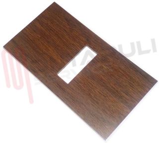 Immagine di PLACCA 1 POSTO FINTO LEGNO MOLVENO