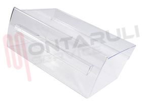 Visualizza i dettagli per CASSETTO VERDURA TRASPARENTE 465X300X170/185MM. Immagine di CASSETTO VERDURA TRASPARENTE 465X300X170/185MM.