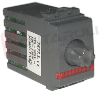 Immagine di INTERRUTTORE DIMMER RESISTIVO 500W GRIGIO SERIE ARC