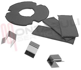 Immagine di FILTRO CAPPA CARBONE ATTIVO KIT 4PZ.