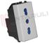 Immagine di PRESA BIVALENTE 2P+T 16A 21159 BIANCA