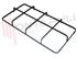 Immagine di GRIGLIA 2 FUOCHI PIATTINA 452X230X40MM. NERA SAMET