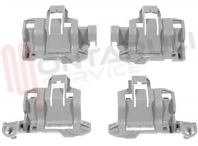 Visualizza i dettagli per KIT AGGANCIO FERMAPIATTI CESTO 4PZ. Immagine di KIT AGGANCIO FERMAPIATTI CESTO 4PZ.