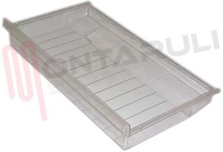 Immagine di CASSETTO CARNE TRASPARENTE 542X295XH.85/63MM.