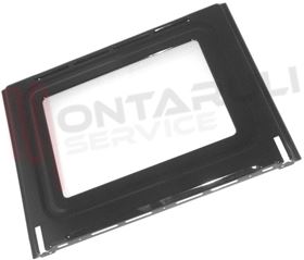 Visualizza i dettagli per CONTROPORTA NERA CON CRISTALLO FORNO Immagine di CONTROPORTA NERA CON CRISTALLO FORNO