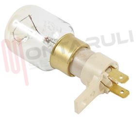 Visualizza i dettagli per LAMPADA FORNO ATT. FASTON 25W 240/250V PER MICROONDE Immagine di LAMPADA FORNO ATT. FASTON 25W 240/250V PER MICROONDE