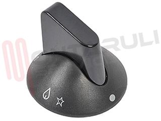 Immagine di MANOPOLA FUOCO NERA D.6MM.