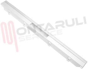 Visualizza i dettagli per MANIGLIA PORTA FORNO BIANCA L=585MM. Immagine di MANIGLIA PORTA FORNO BIANCA L=585MM.