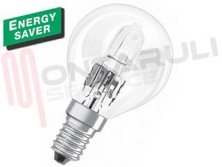 Immagine di LAMPADA SFERA ALOGENA CHIARA E14 42W 230V (RESA/55W)