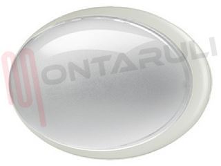 Immagine di PLAFONIERA 1X75W KOMBI OVALE E27 BIANCO DIFF./OPALINO