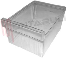 Visualizza i dettagli per CASSETTO VERDURA TRASPARENTE 235X350XH.185/160MM. Immagine di CASSETTO VERDURA TRASPARENTE 235X350XH.185/160MM.