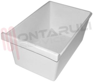 Immagine di CASSETTO VERDURA BIANCO 180X295XH.125/140MM.